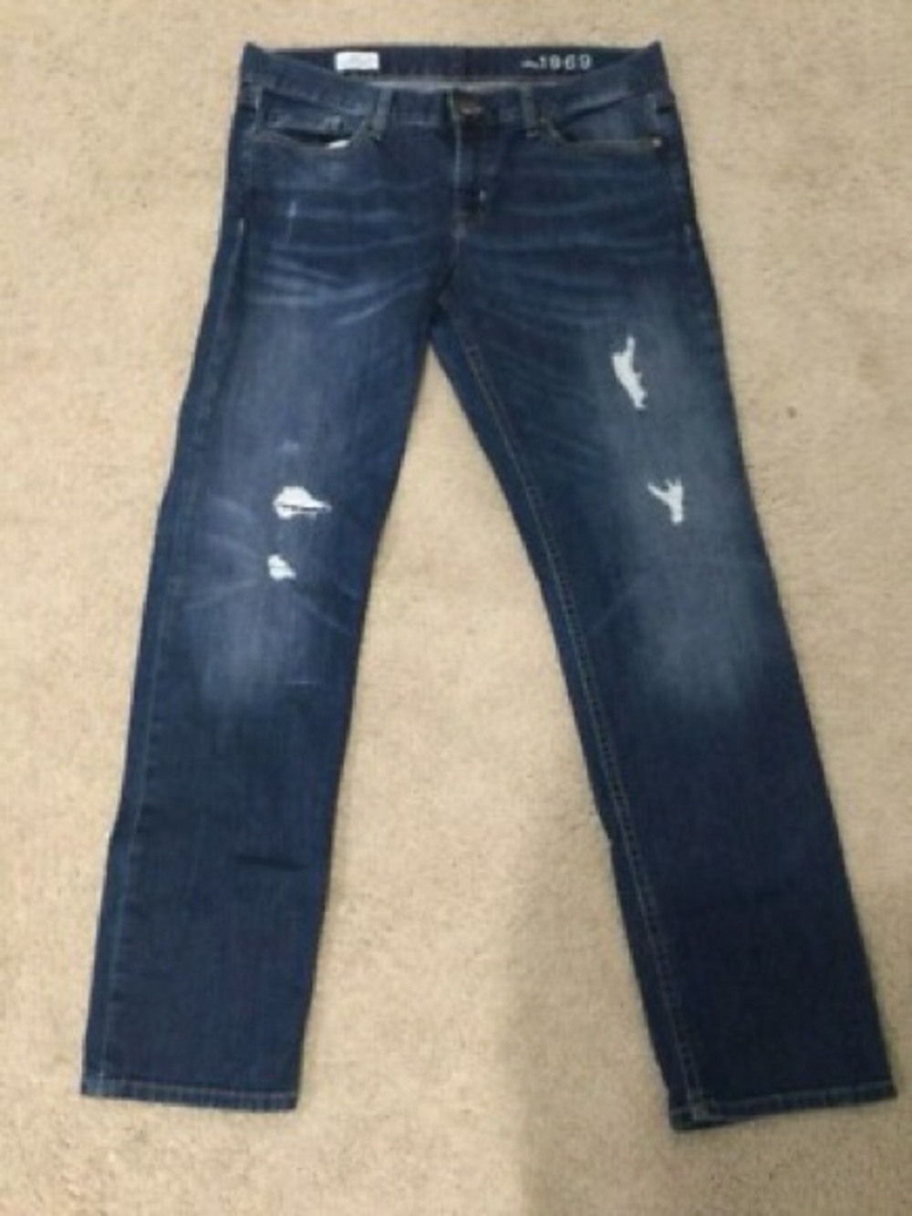 Gap 1969 jeans Blue Distressed Jeans